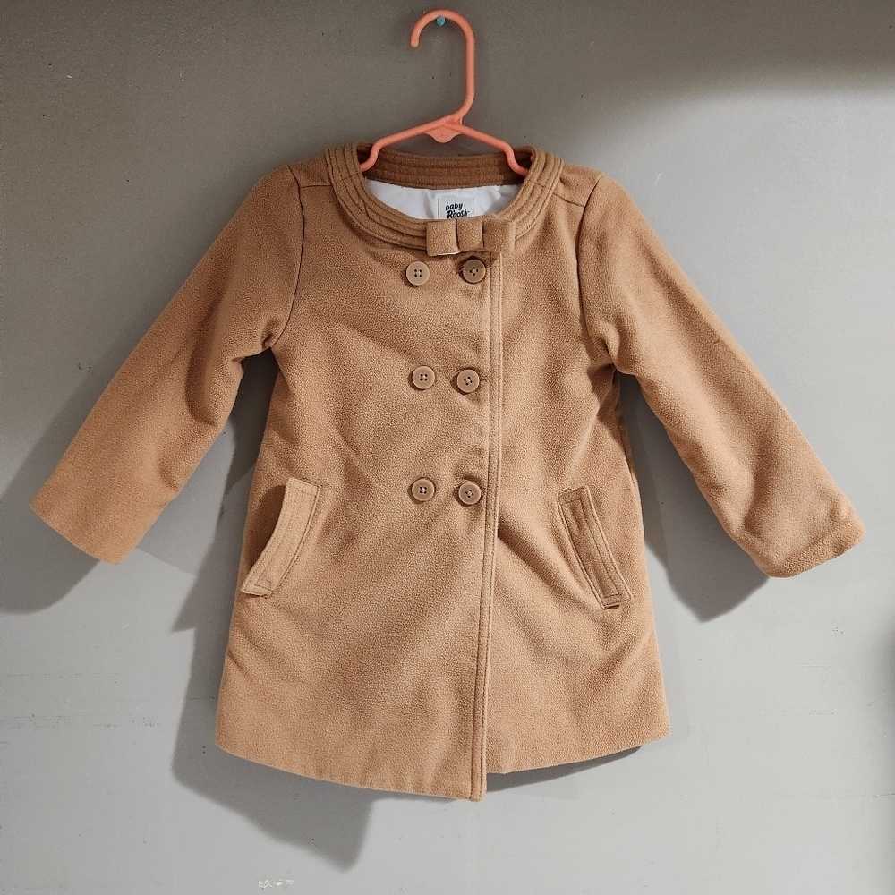 Baby B'gosh camel-colored double-breasted dress peacoat Oskhosh B'gosh Sz 24 Mth